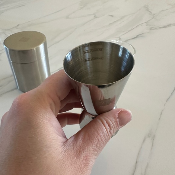 Nespresso Cinnamon Shaker and Jigger - Picture 2 of 5